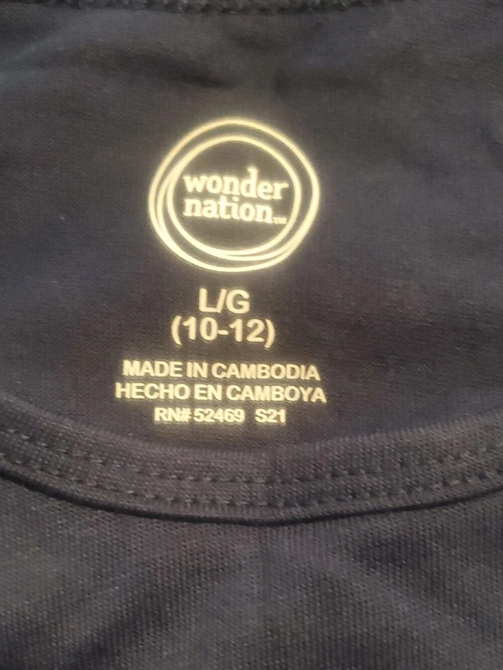 wonder nation Navy Long-Sleeve Unicorn Star Print